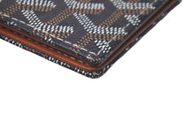 画像をギャラリービューアに読み込む, 極美品 GOYARD ゴヤール 廃盤 グルネル パスポートケース ヘリンボーン柄 ブラック ブラウン 中古 61377