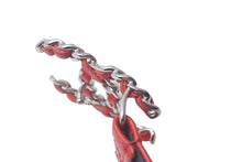 Load image into Gallery viewer, CHANEL シャネル ベルト バックル ココマーク ベルト 32/80 B20P レッド シルバー金具 美品 中古 61378