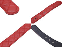 Load image into Gallery viewer, CHANEL シャネル ベルト バックル ココマーク ベルト 32/80 B20P レッド シルバー金具 美品 中古 61378