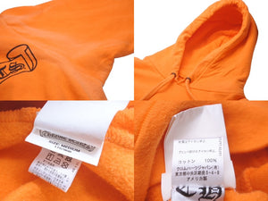 CHROME HEARTS×Off-White クロムハーツ×オフホワイト コラボ 2018 フーディー オレンジ サイズM 美品 中古 61379
