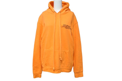 CHROME HEARTS×Off-White クロムハーツ×オフホワイト コラボ 2018 フーディー オレンジ サイズM 美品 中古 61379