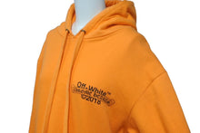 Load image into Gallery viewer, CHROME HEARTS×Off-White クロムハーツ×オフホワイト コラボ 2018 フーディー オレンジ サイズM 美品 中古 61379
