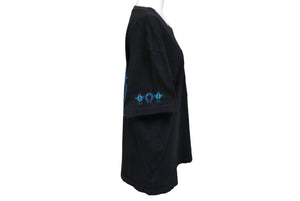 CHROME HEARTS クロムハーツ 半袖Ｔシャツ サイズM セメタリークロス ホースシュー ブラック 2212-304-0789 良品 中古 61381