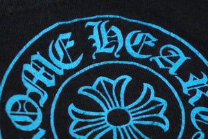 CHROME HEARTS クロムハーツ 半袖Ｔシャツ サイズM セメタリークロス ホースシュー ブラック 2212-304-0789 良品 中古 61381