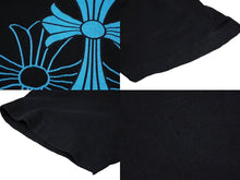 Load image into Gallery viewer, CHROME HEARTS クロムハーツ 半袖Ｔシャツ サイズM セメタリークロス ホースシュー ブラック 2212-304-0789 良品 中古 61381