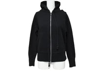 Load image into Gallery viewer, CHROME HEARTS クロムハーツ ジップアップパーカー トップス シルバー金具 コットン サイズM ブラック 美品 中古 61389