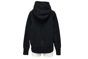 CHROME HEARTS クロムハーツ ジップアップパーカー トップス シルバー金具 コットン サイズM ブラック 美品 中古 61389