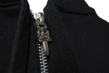 Load image into Gallery viewer, CHROME HEARTS クロムハーツ ジップアップパーカー トップス シルバー金具 コットン サイズM ブラック 美品 中古 61389