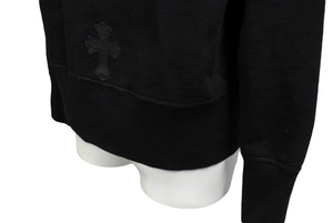 CHROME HEARTS クロムハーツ ジップアップパーカー トップス シルバー金具 コットン サイズM ブラック 美品 中古 61389