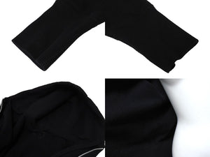CHROME HEARTS クロムハーツ ジップアップパーカー トップス シルバー金具 コットン サイズM ブラック 美品 中古 61389