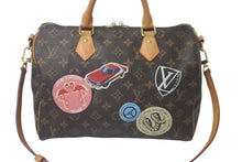 Load image into Gallery viewer, LOUIS VUITTON ルイヴィトン スピーディ バンドリエール30 ハンドバッグ M43231 モノグラム ワールドツアー 美品 中古 61392
