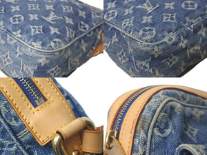 LOUIS VUITTON ルイ ヴィトン ショルダーバッグ カメラバッグ 斜め掛け M95348 モノグラムデニム インディゴ 美品 中古 61395