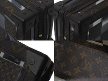 Load image into Gallery viewer, LOUIS VUITTON ルイ ヴィトン スリムソフトトランク ショルダーバッグ モノグラムチェス M20871 PVC ブラウン 美品 中古 61396