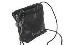 Load image into Gallery viewer, 新品同様品 CHANEL シャネル 22ミニ チェーンショルダーバッグ AS3980 ランダム カーフスキン モカ ブラウン シルバー 中古 61399