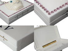 Load image into Gallery viewer, 極美品 GUCCI グッチ チェーンショルダーバッグ キャット 500259 プラスチック ラインストーン フェイクパール ホワイト 中古 61400