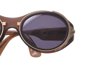 Jean Paul GAULTIER ジャンポール ゴルチェ サングラス 56-6001 90年代 ヴィンテージ マットブラウン GP 美品 中古 61408 