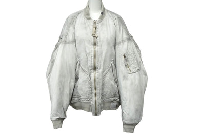 新品未使用 Maison MIHARA YASUHIRO メゾン ミハラヤスヒロ フライトジャケット サイズ46 グレー A12BL041 中古 61410