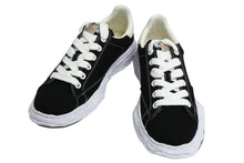 画像をギャラリービューアに読み込む, 新品未使用品 MIHARA YASUHIRO ミハラヤスヒロ キャンバス ソール ロートップ スニーカー チャールズ ブラック 42 中古 61411