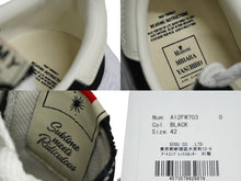 画像をギャラリービューアに読み込む, 新品未使用品 MIHARA YASUHIRO ミハラヤスヒロ キャンバス ソール ロートップ スニーカー チャールズ ブラック 42 中古 61411