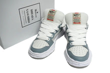 画像をギャラリービューアに読み込む, 新品未使用品 MIHARA YASUHIRO ミハラヤスヒロ ウェインパッファー ソール レザー ロートップ スニーカー 42 2024年SS 中古 61412