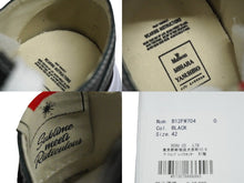 画像をギャラリービューアに読み込む, 新品未使用 Maison MIHARA YASUHIRO メゾンミハラヤスヒロ スニーカー サイズ42 レザー ブラック B12FW704 中古 61413