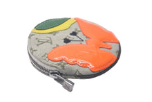 画像をギャラリービューアに読み込む, 極美品 LOUIS VUITTON ルイヴィトン モノグラム ミニ コントドゥフェ ポルトモネ ロン コインケース M92271 カーキ 財布 中古 61415