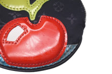 画像をギャラリービューアに読み込む, 極美品 LOUIS VUITTON ルイヴィトン モノグラムサテン コントドゥフェ コインケース M92272 ブラック リンゴ 財布 小物 中古 61418