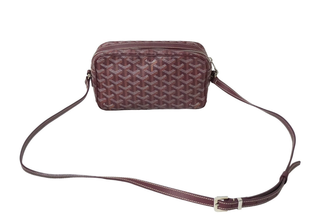 GOYARD ゴヤール ショルダーバッグ カップヴェールPM バーガンディ ボルドー シルバー金具 CAPVE2PMLTY33CL33P 美品 中古 61421
