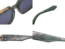 Load image into Gallery viewer, [USED/中古]LOUIS VUITTON ルイ・ヴィトン サングラス Z1167E サングラス 1.1 ミリオネア グリーン アセテートフレーム 58□17 145 ゴールド金具 Bランク 中古 61431