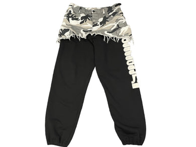 VETEMENTS ヴェトモン カーゴ ジョギングパンツ サイズM カモフラ切り替えデザイン スウェットパンツ USS197004 美品 中古 61432 