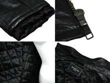 Load image into Gallery viewer, 極美品 21秋ランウェイ BALENCIAGA バレンシアガ オーバーサイズレザージャケット 662134 カーフ ブラック サイズ44 中古 61433