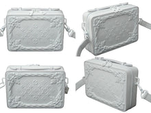 画像をギャラリービューアに読み込む, LOUIS VUITTON ルイヴィトン ハンドル ソフトトランク ショルダーバッグ 23SS M21833 レザー ホワイト 美品 中古 61436