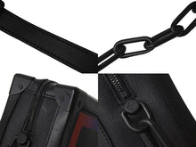 Load image into Gallery viewer, LOUIS VUITTON ルイヴィトン タイガ レインボー ソフトトランク ショルダーバッグ M30341 ブラック タイガレザー 美品 中古 61437