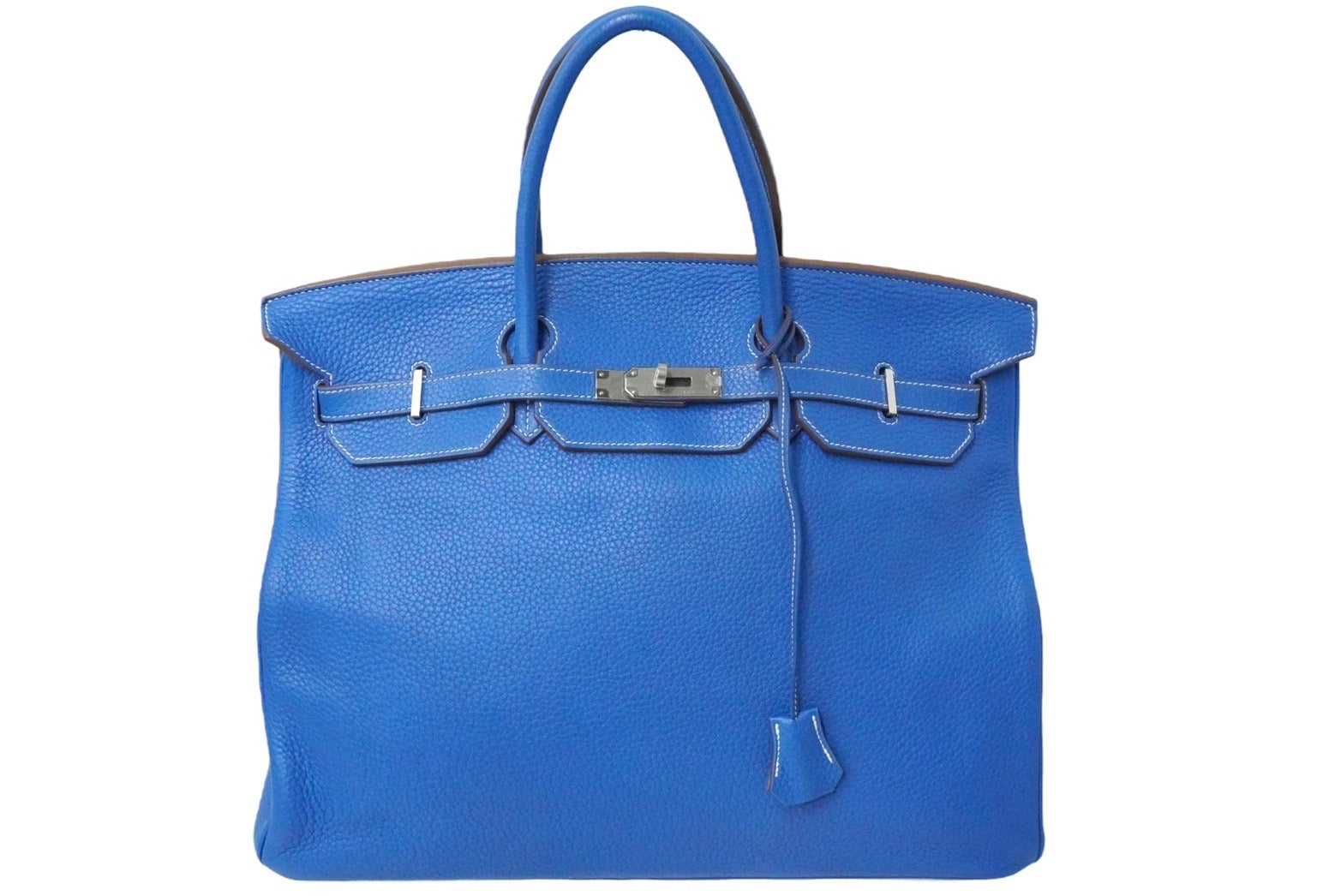 エルメス HERMES ボリード35 □O刻 ミコノス シルバー金具 トリヨンクレマンス ハンドバッグ レディース 中古 HERMESエルメス『ボリード35』□H刻印 2004年製 レディース 2WAY