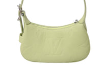 画像をギャラリービューアに読み込む, 未使用品 LOUIS VUITTON ルイヴィトン ミニムーン ハンドバッグ M82425 Vert Noto ライムグリーン 中古 61442