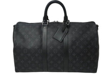 Load image into Gallery viewer, 新品同様品 LOUIS VUITTON ルイヴィトン キーポルバンドリエール 45 ボストンバッグ M40569 シルバー 中古 61443