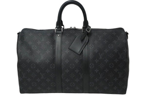 新品同様品 LOUIS VUITTON ルイヴィトン キーポルバンドリエール 45 ボストンバッグ M40569 シルバー 中古 61443