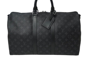 新品同様品 LOUIS VUITTON ルイヴィトン キーポルバンドリエール 45 ボストンバッグ M40569 シルバー 中古 61443