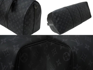 新品同様品 LOUIS VUITTON ルイヴィトン キーポルバンドリエール 45 ボストンバッグ M40569 シルバー 中古 61443