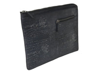 画像をギャラリービューアに読み込む, 超激レア 極美品 Berluti ベルルッティ カリグラフィ オーグランジュール クラッチバッグ プラチナパティーヌ グレー 中古 61444