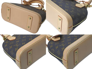 極美品 LOUIS VUITTON ルイヴィトン ハンドバッグ アルマBB RFID モノグラムキャンバス M53152 中古 61450