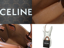 Load image into Gallery viewer, 極美品 CELINE セリーヌ ミニ バーティカル トリオンフ キャンバス ショルダーバッグ 194372BZK.04LU ブラウン 中古 61457
