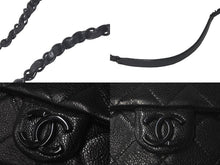 Load image into Gallery viewer, 極美品 CHANEL シャネル チェーンショルダーバッグ ミニマトラッセ 29番台 ソーブラック キャビアスキン ブラック金具 中古 61462