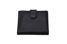 Load image into Gallery viewer, CHANEL シャネル 二つ折り財布 ココマーク Wホック財布 ブラック キャビアスキン 美品 中古 61464