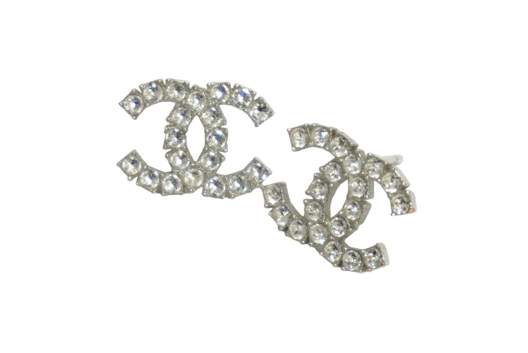 【希望者のみラッピング無料】 ラインストーン シャネル CHANEL ピアス シルバー 3.2g B19V ピアス