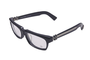 CHROME HEARTS クロムハーツ スプラット アイウェア サングラス サイズ55◻︎17-143 ブラック シルバー925 SPLAT-A 美品 中古 61472