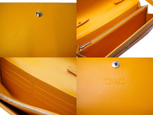 画像をギャラリービューアに読み込む, 極美品 GOYARD ゴヤール ヴァレンヌ3ポーチウォレット ショルダーバッグ VAREN3MMLTY08CL08P イエロー シルバー金具 中古 61474