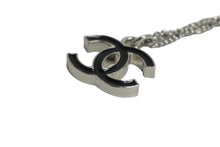 Load image into Gallery viewer, 極美品 CHANEL シャネル ココマーク ネックレス チョーカー 05A アクセサリー シルバー ブラック 中古 61476