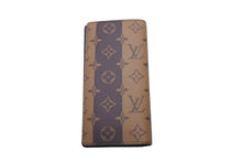 Load image into Gallery viewer, LOUIS VUITTON ルイヴィトン NIGO モノグラム ストライプ ポルトフォイユ・ブラザ 長財布 22SS M81008 ブラウン 美品 中古 61479