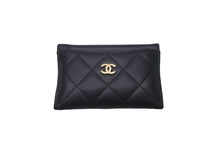 Load image into Gallery viewer, CHANEL シャネル カードケース 29番台 ココマーク ブラック キャビアスキン ゴールド金具 美品 中古 61481